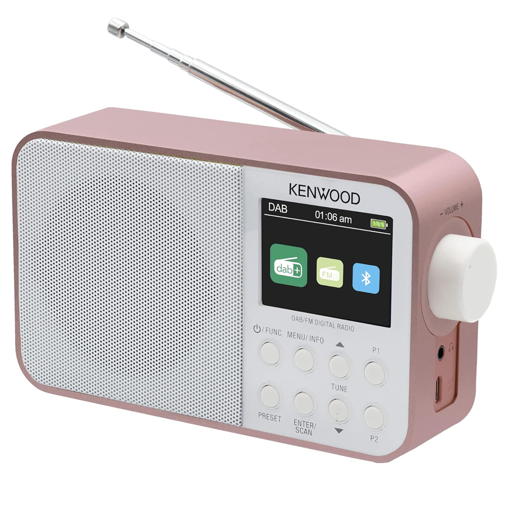Portable Radio KENWOOD DAB+ CR-M30DAB-R rose gold