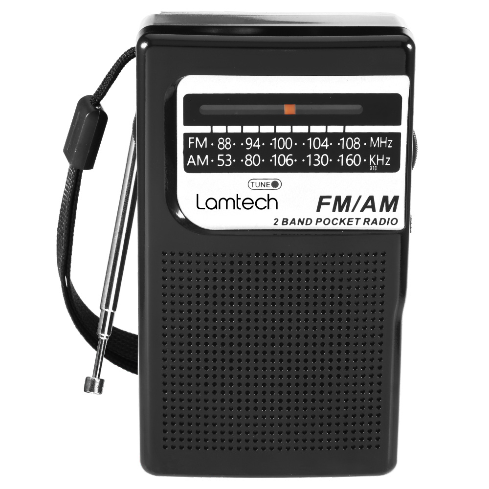Portable Radio LAMTECH LAM112556 black