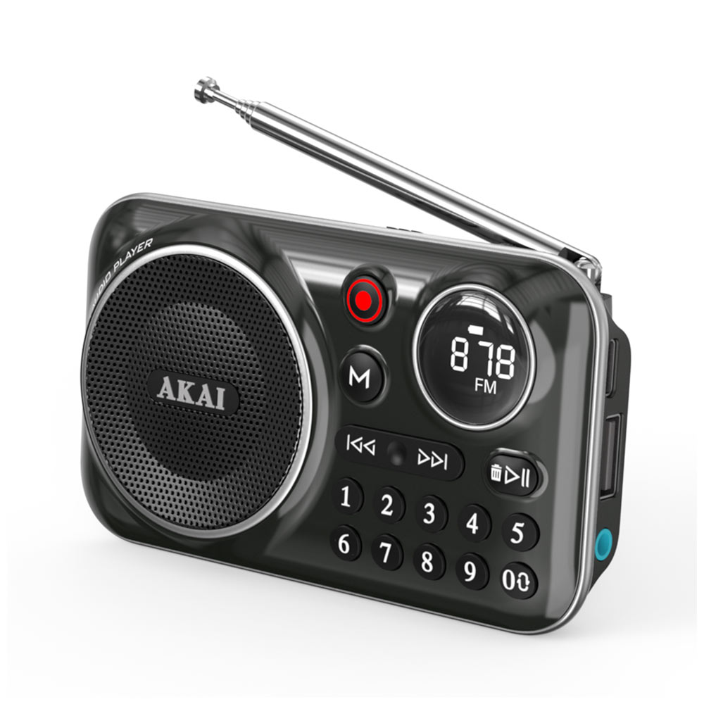 Portable Radio AKAI APR-500BK black
