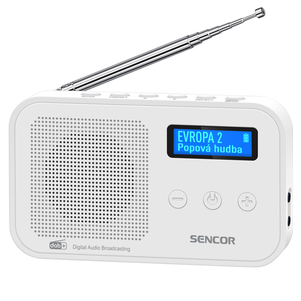 Portable Radio SENCOR SRD 7200W white
