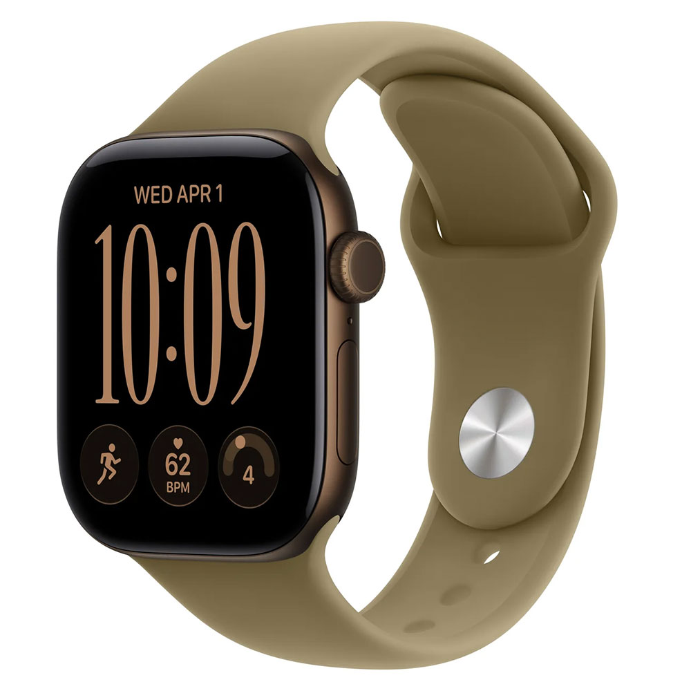 Smartwatch APPLE Watch Series 12 Sport band 46mm MJEQ4QL/A aluminium dark bronze