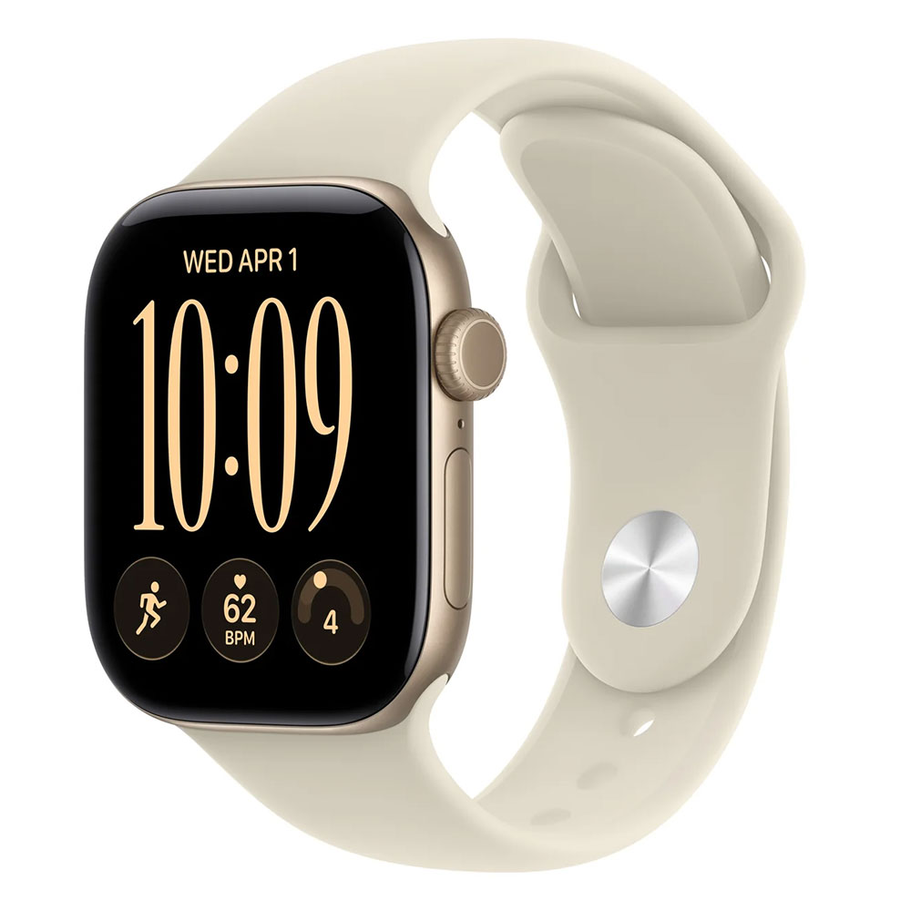 Smartwatch APPLE Watch Series 12 Sport band 42mm MJEE4QL/A aluminium gold