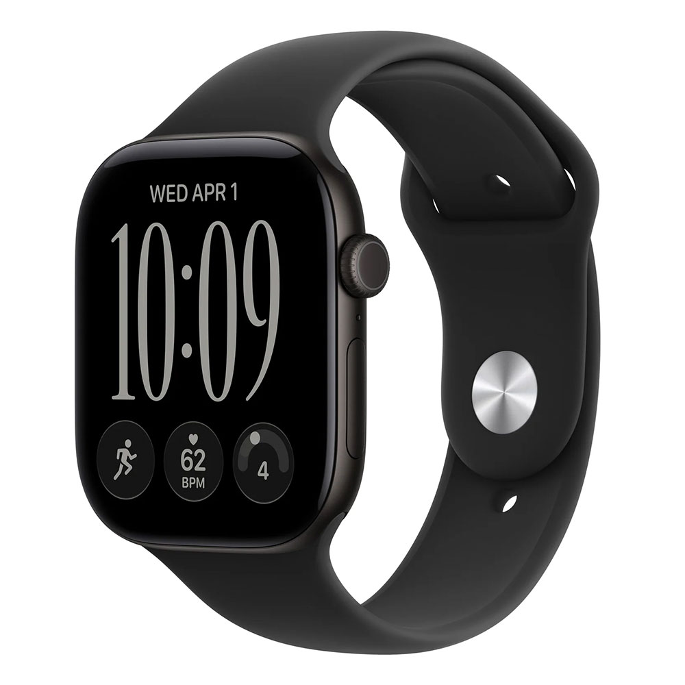 Smartwatch APPLE Watch Series 12 Sport band 46mm MJEL4QL/A aluminium black
