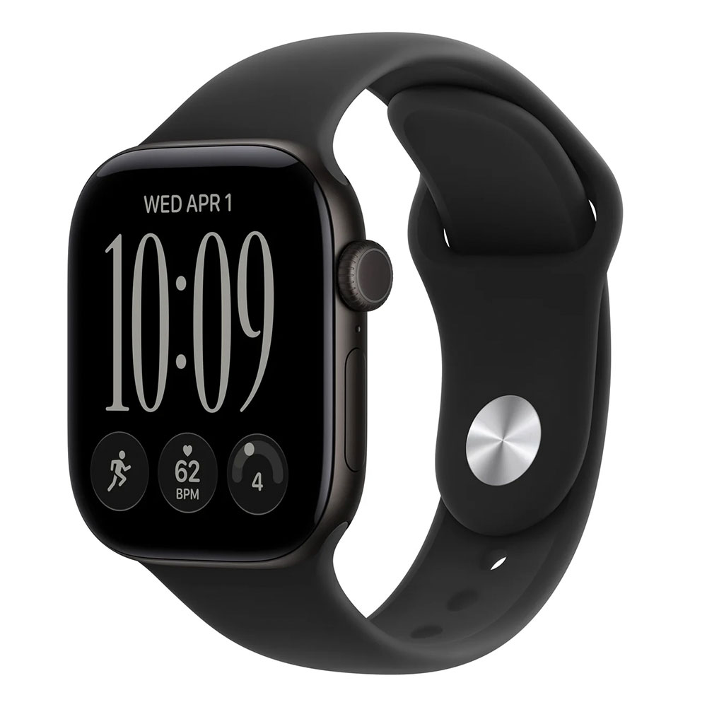 Smartwatch APPLE Watch Series 12 Sport band 46mm MJEK4QL/A aluminium black