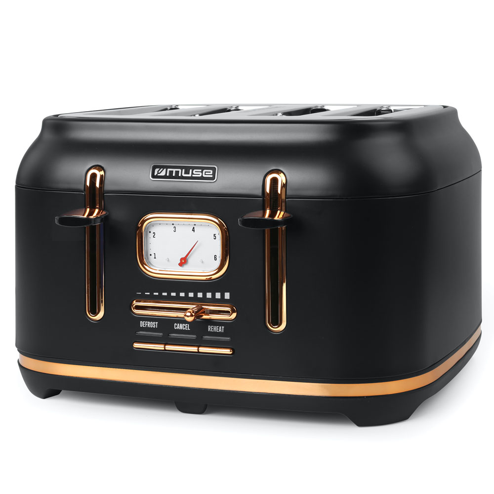 Toaster MUSE MS-131 BC black/brass