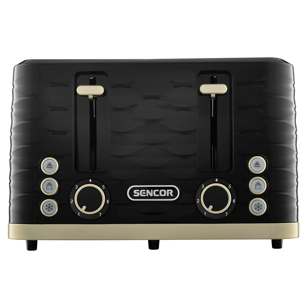 Toaster SENCOR STS 7551BK black/gold