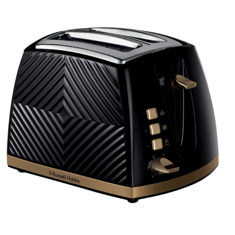 Toaster RUSSELL HOBBS Groove 2S 26390 black