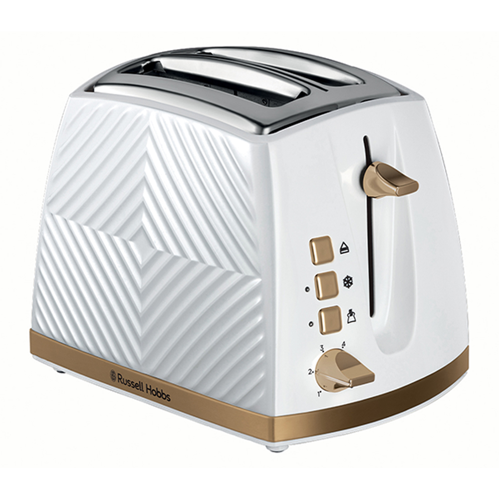 Toaster RUSSELL HOBBS Groove 2S 26391 white
