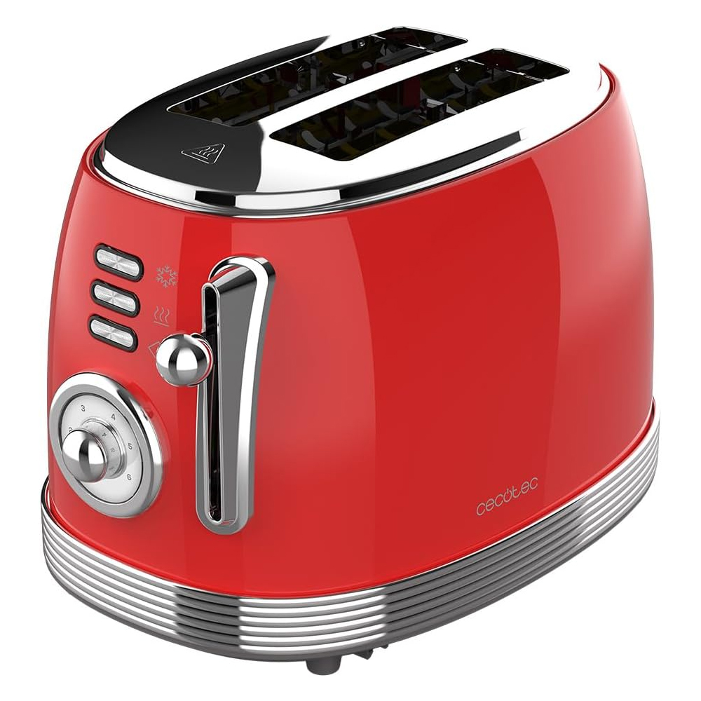 Toaster CECOTEC Toast & Taste 800 Vintage 03259 light red