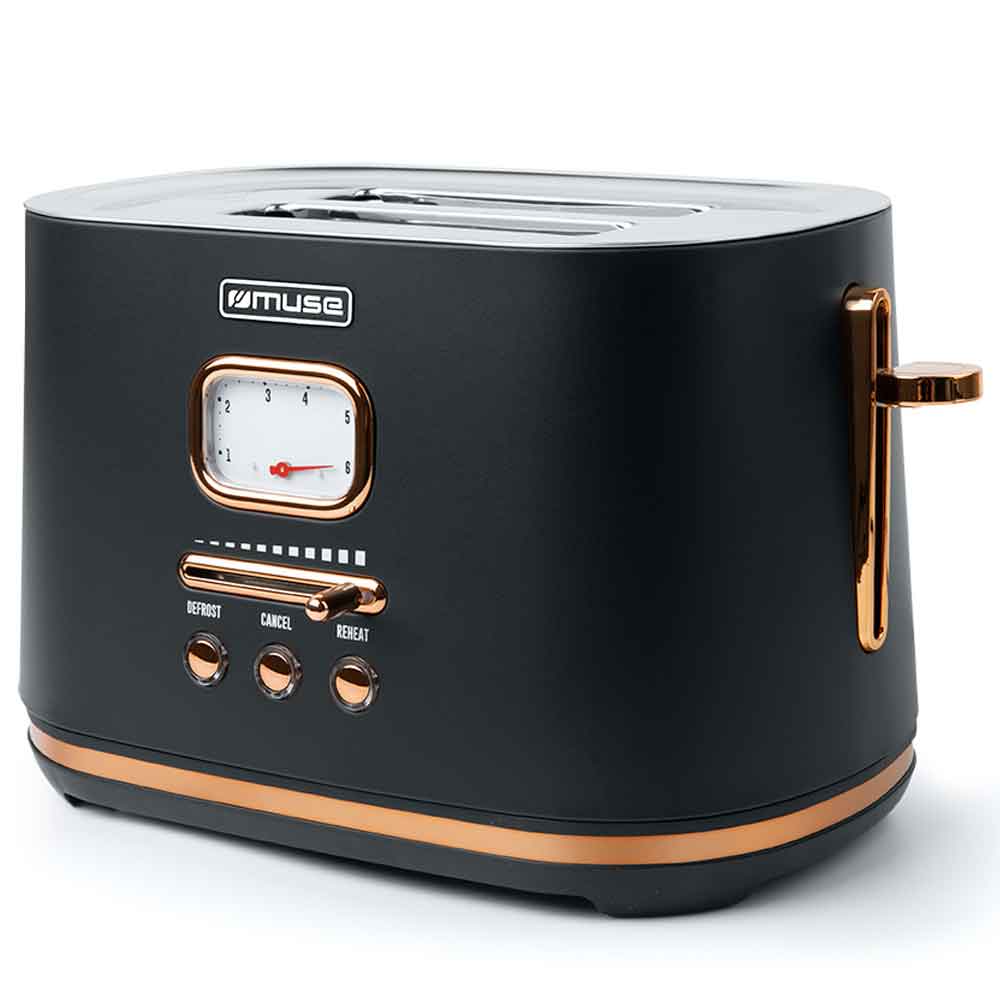 Toaster MUSE MS-130 BC black/brass