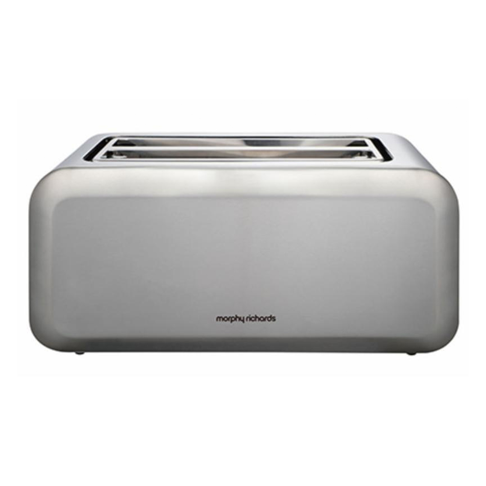 Toaster MORPHY RICHARDS 4 Slice Long Slot 264001 silver