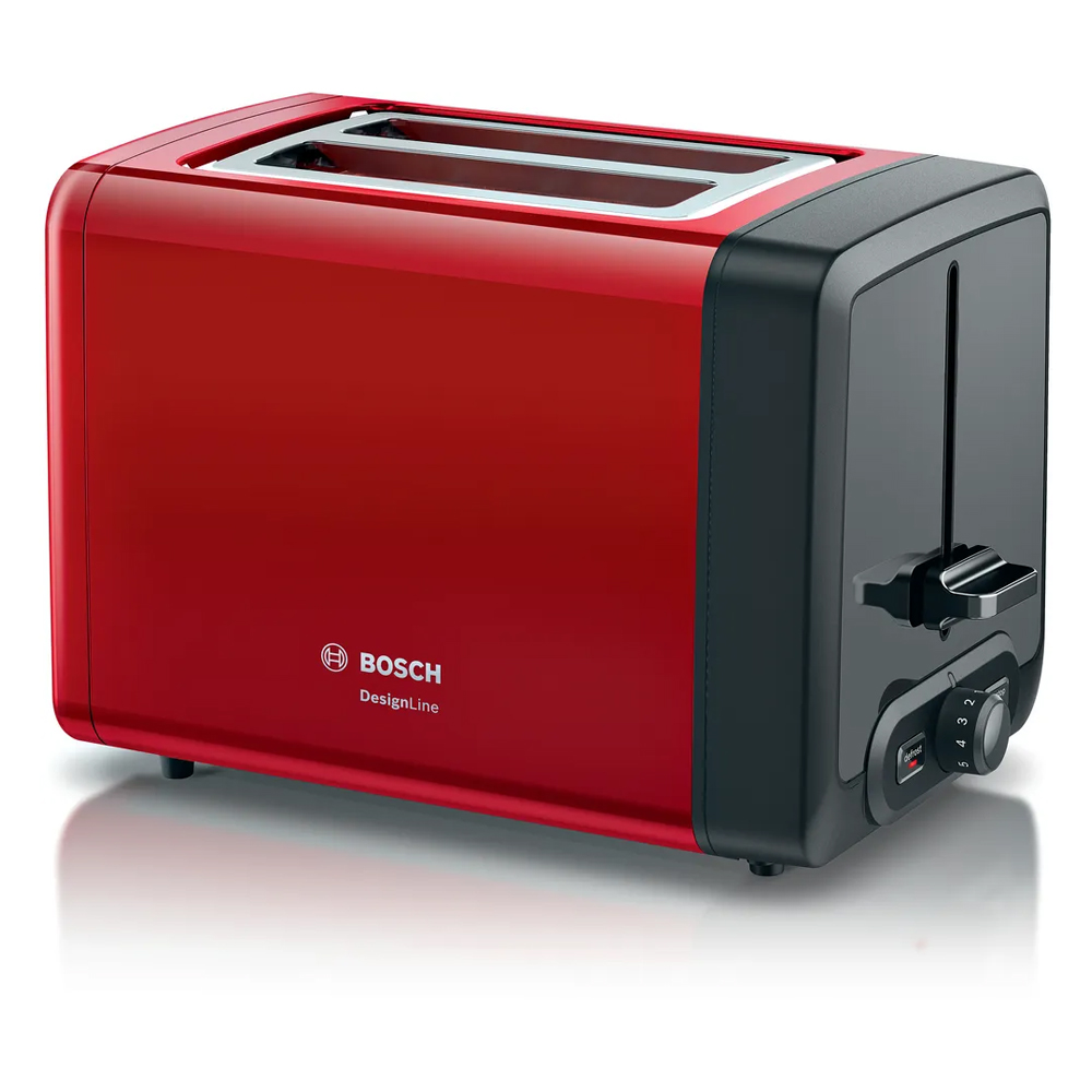 Toaster BOSCH Compact DesignLine TAT4P424 red