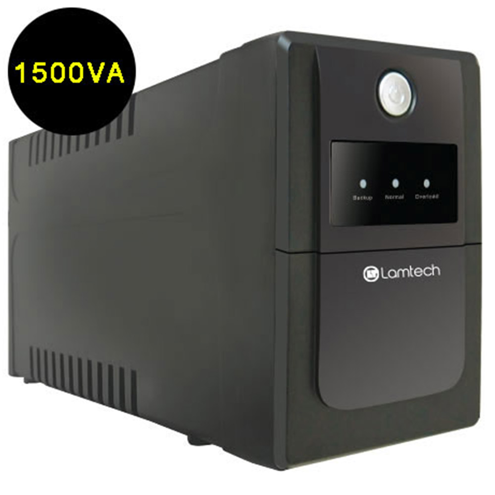 UPS Line Interactive 1500VA LAMTECH LAM113867 black