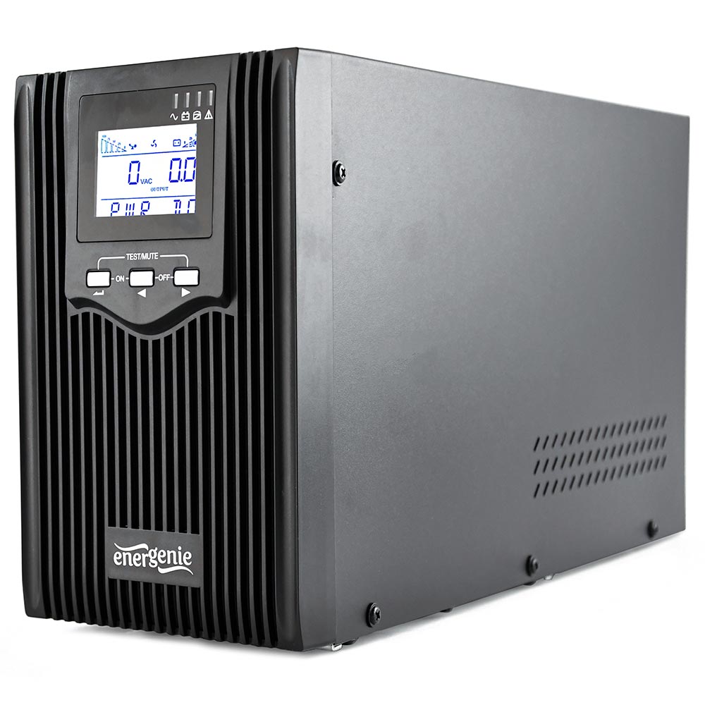 UPS Line Interactive 2000VA ENERGENIE EG-UPS-PS2000-02 black