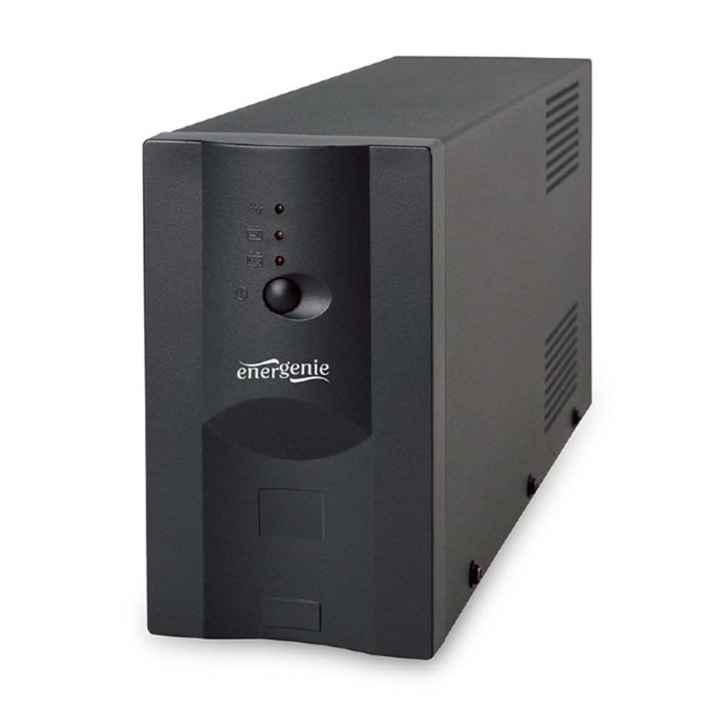 UPS Line Interactive 1200VA ENERGENIE UPS-PC-1202AP black