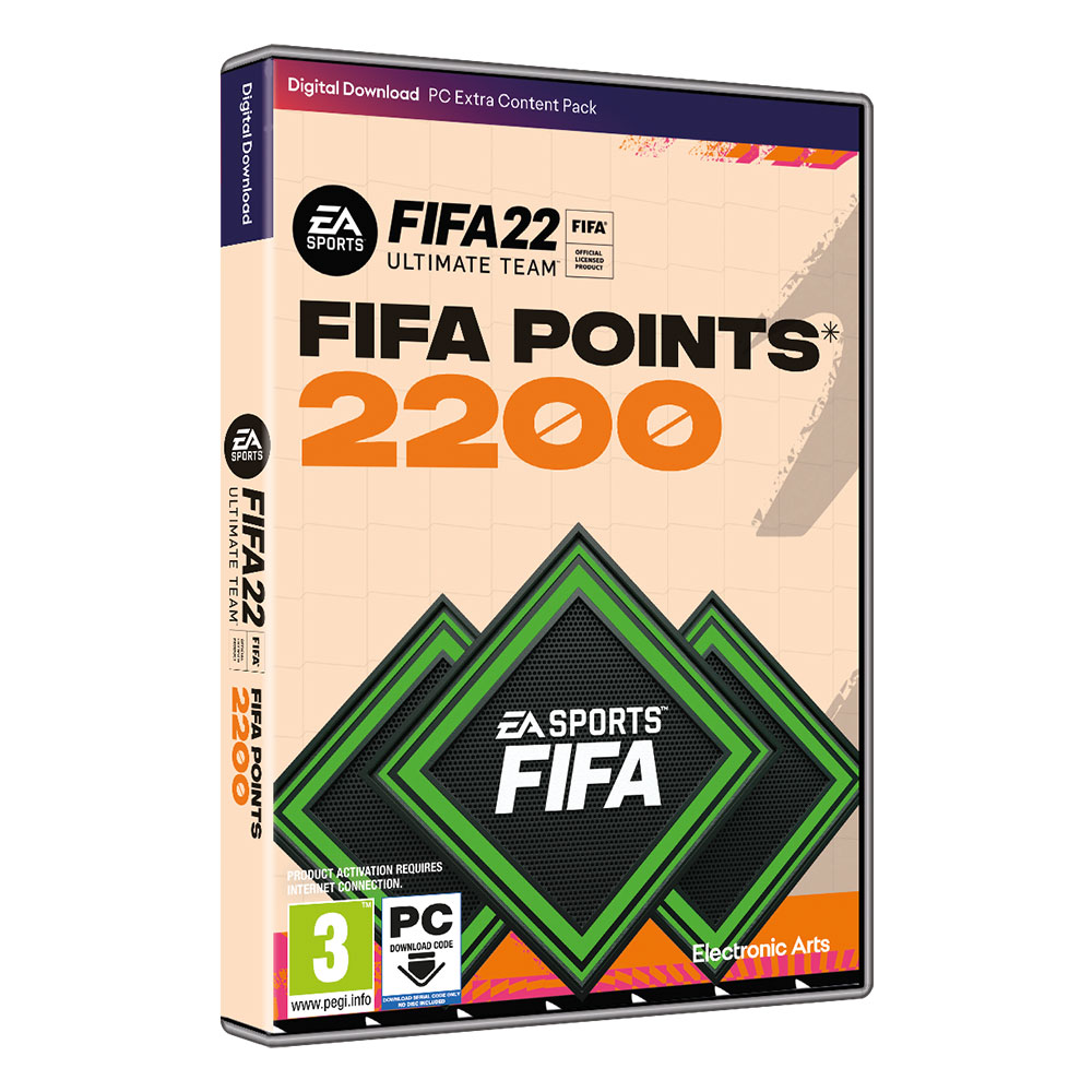 PC game FIFA 22 FUT 2200 Points Card