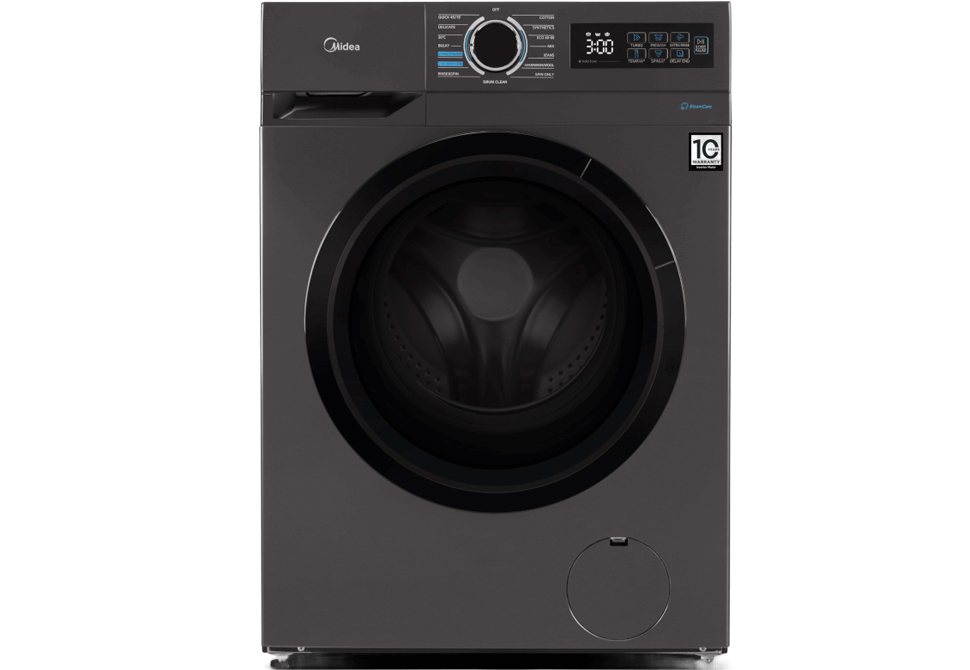 MIDEA 7kg Washing Machine MD-MF110W70B/T-CYA [Slim-45cm][A][1200rpm][Turbo][Silver][Wty:5Y]