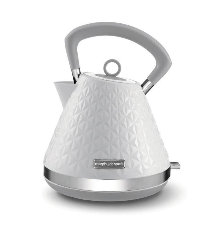 MORPHY RICHARDS 108134 VECTOR PYRAMID KETTLE 1.5L - WHITE