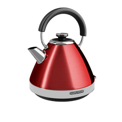 MORPHY RICHARDS 100133 VENTURE PYRAMID KETTLE 1.5L - RED