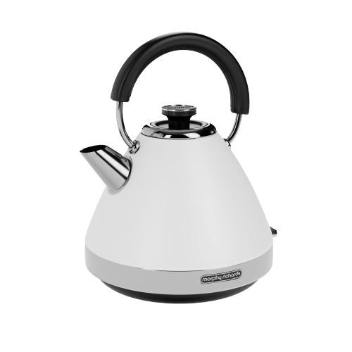 MORPHY RICHARDS 100134 VENTURE PYRAMID KETTLE 1.5L - WHITE