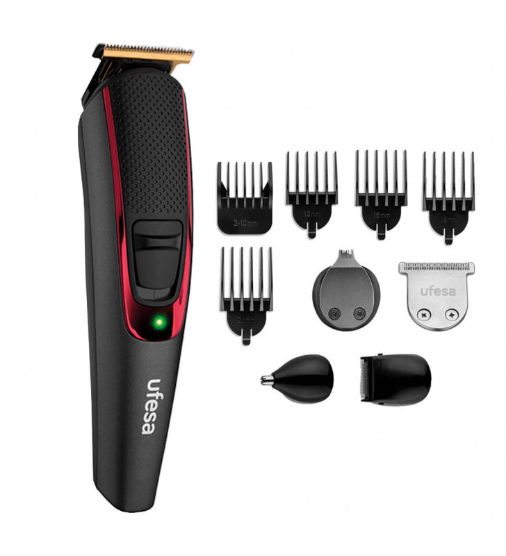 UFESA GK6950 Wireless Titanium Pro Men's Grooming Set 9 in 1