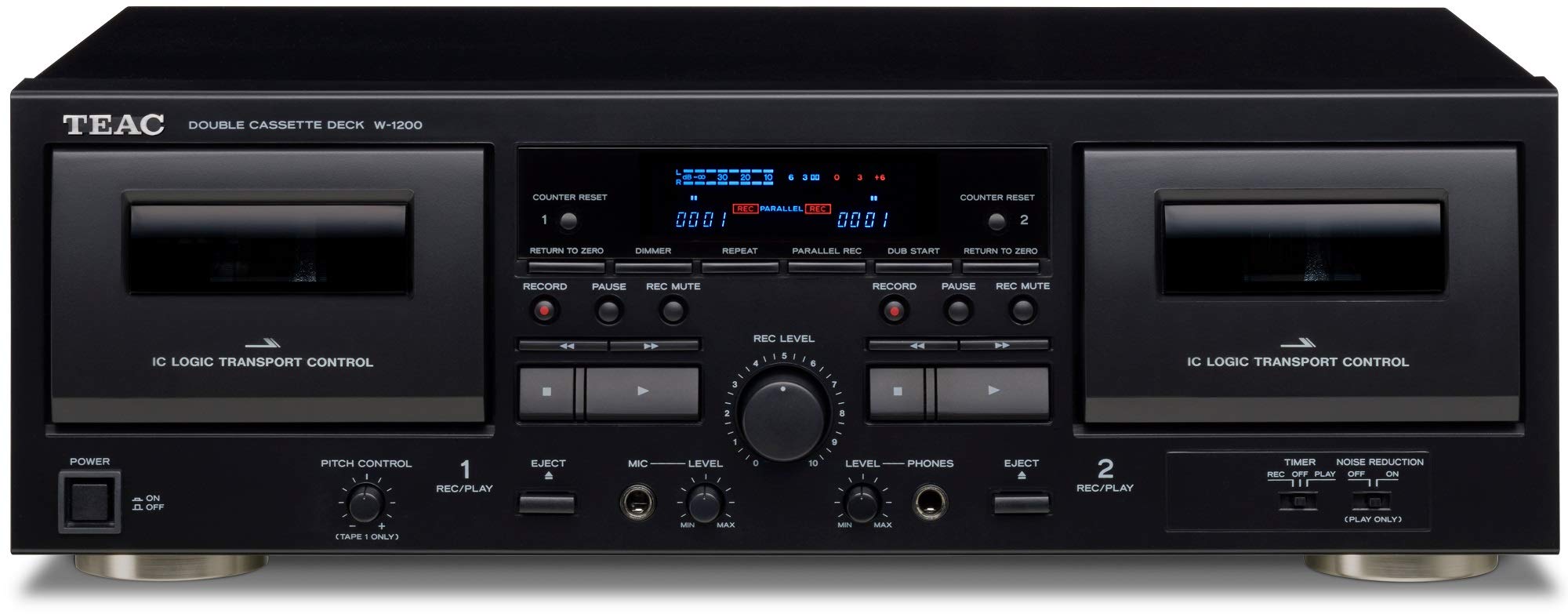 TEAC Double Cassette Deck W-1200