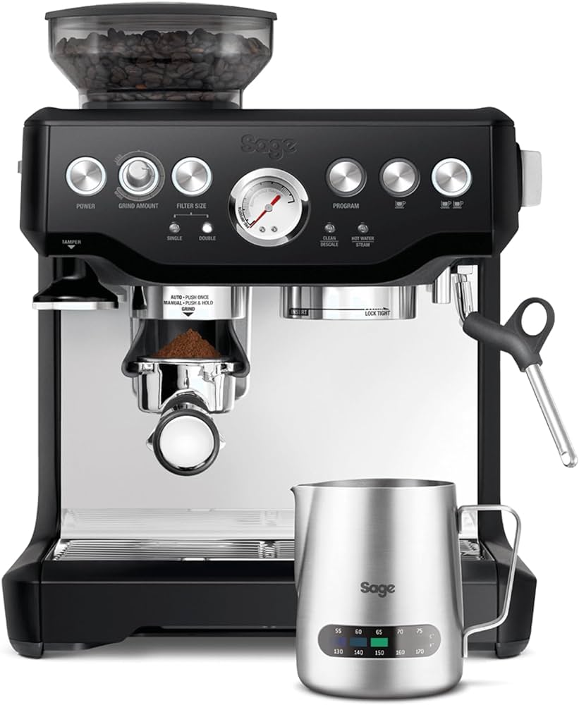 Sage SES875BTR2GUK1 the Barista Express™ Espresso Machine Black Seasame