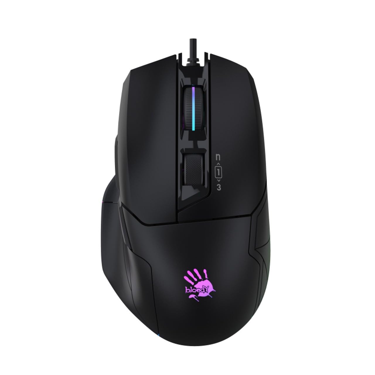 A4 TECH W70 MAX USB MOUSE RGB GAMING STONE BRICK ACTIVATED BLOODY