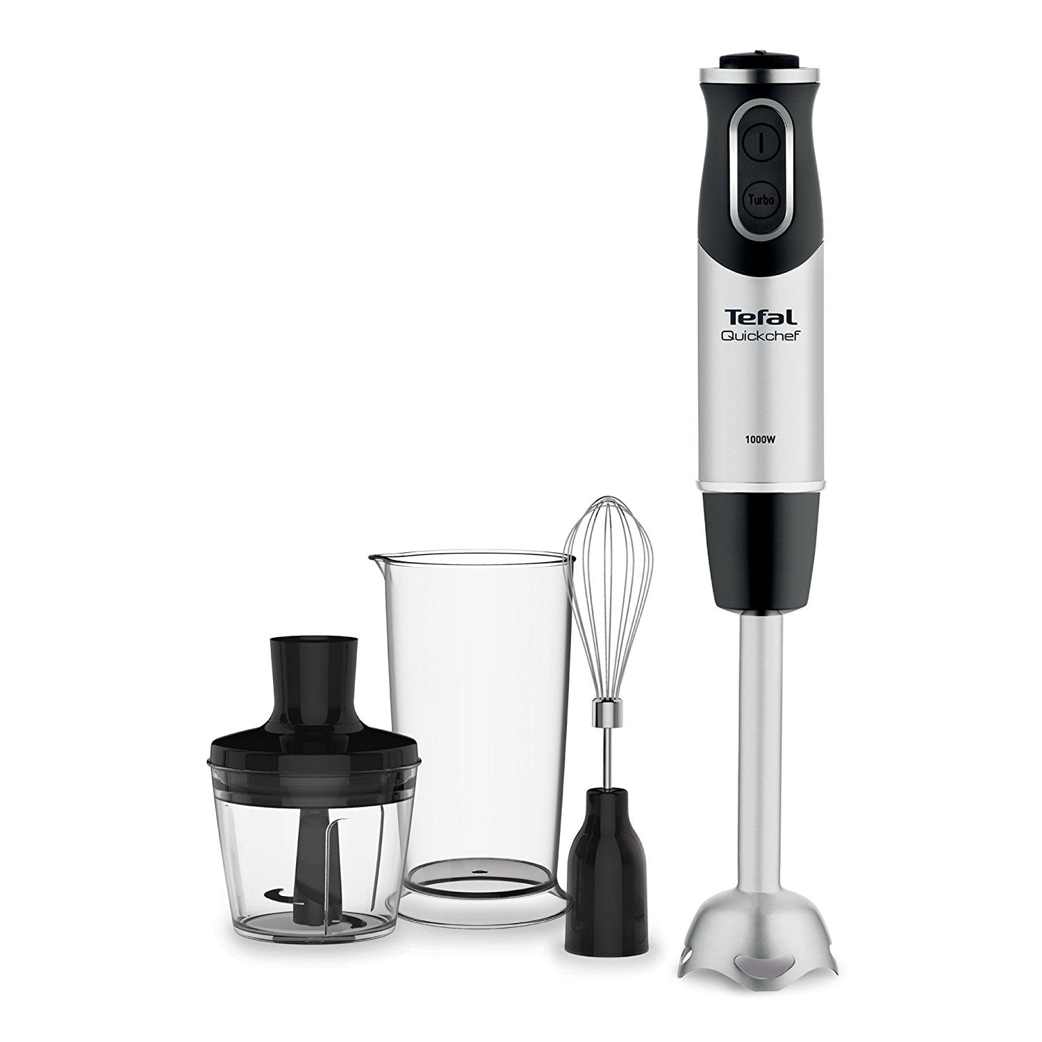 Tefal HB658838 Hand blender 1000W Inox, Black