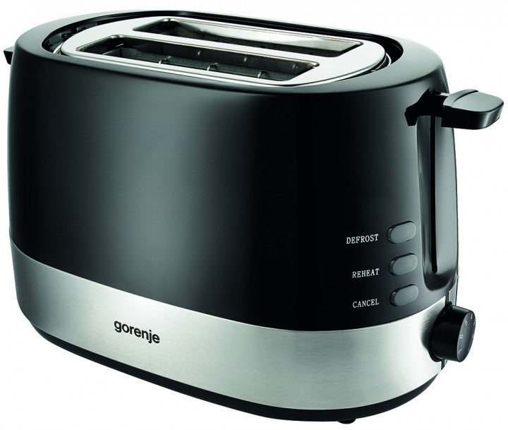 Gorenje T850BK Kitchen Toaster 850W 2 Slots 7 Heating Levels Black