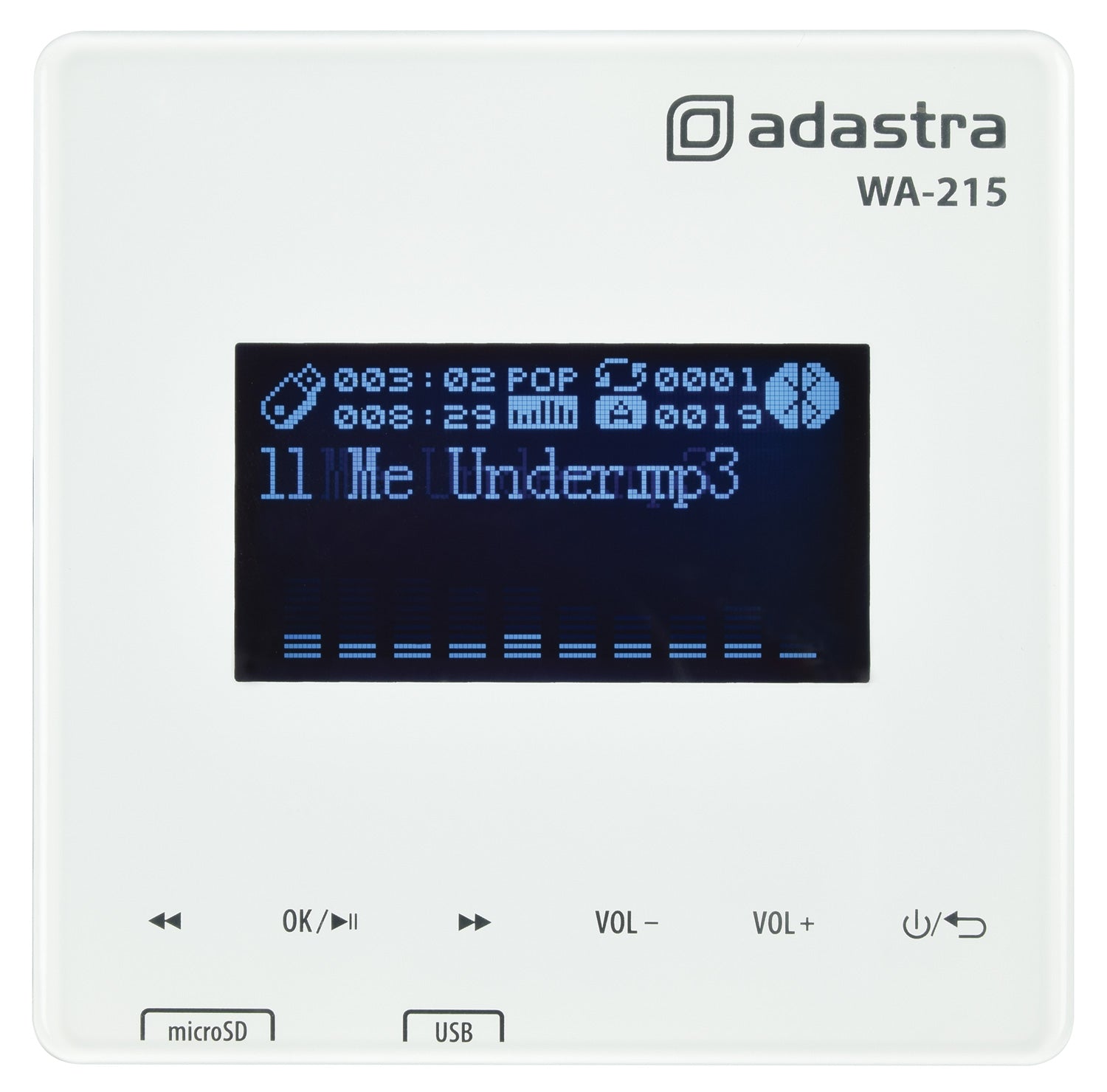 Adastra WA-215 Wall Amplifier BT/USB/FM 953.132UK