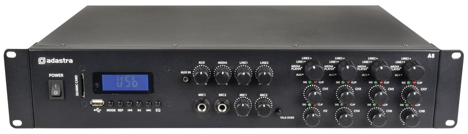 Adastra A8 Quad Stereo Amplfier 8x200W 953.408UK