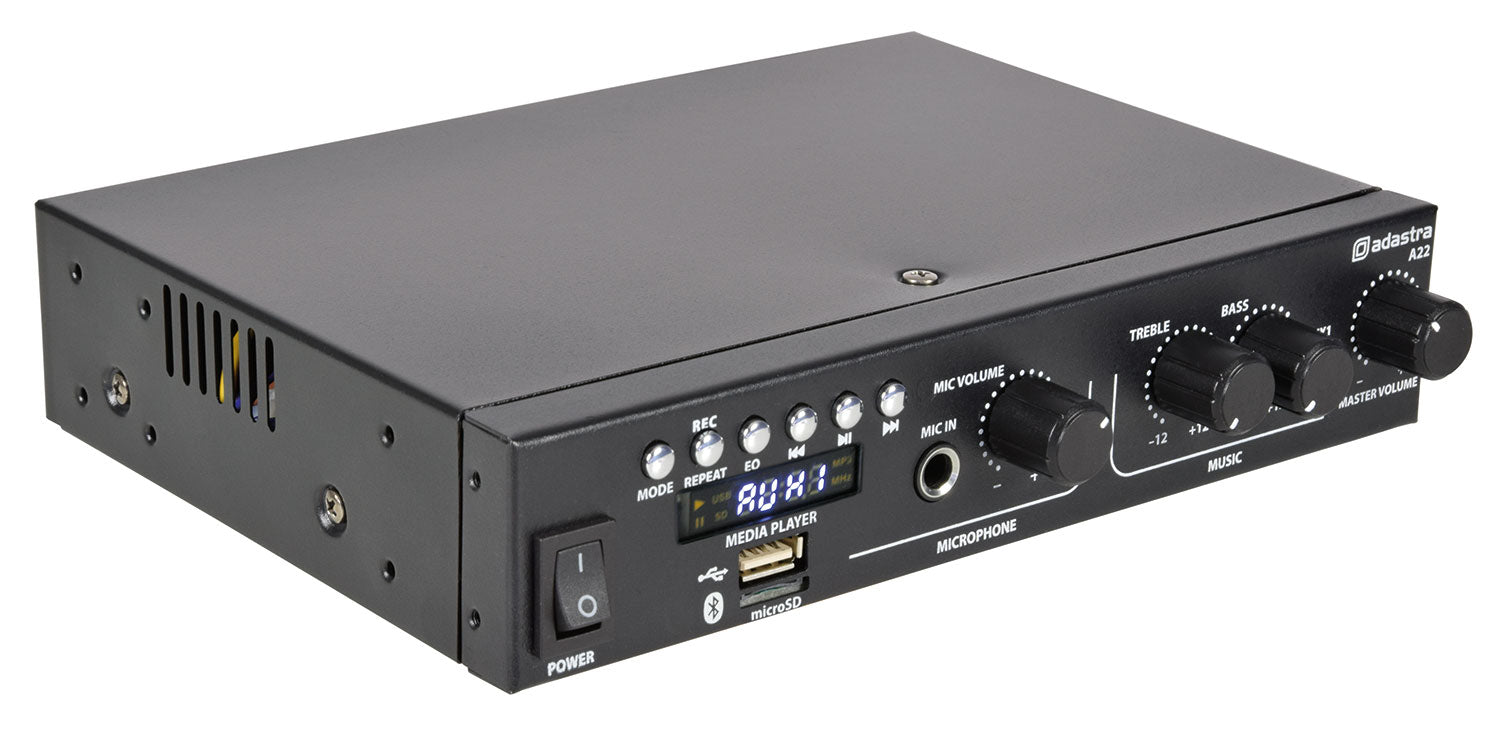 Adastra A22 Stereo Amplifier USB/FM/BT 50W 953.422UK