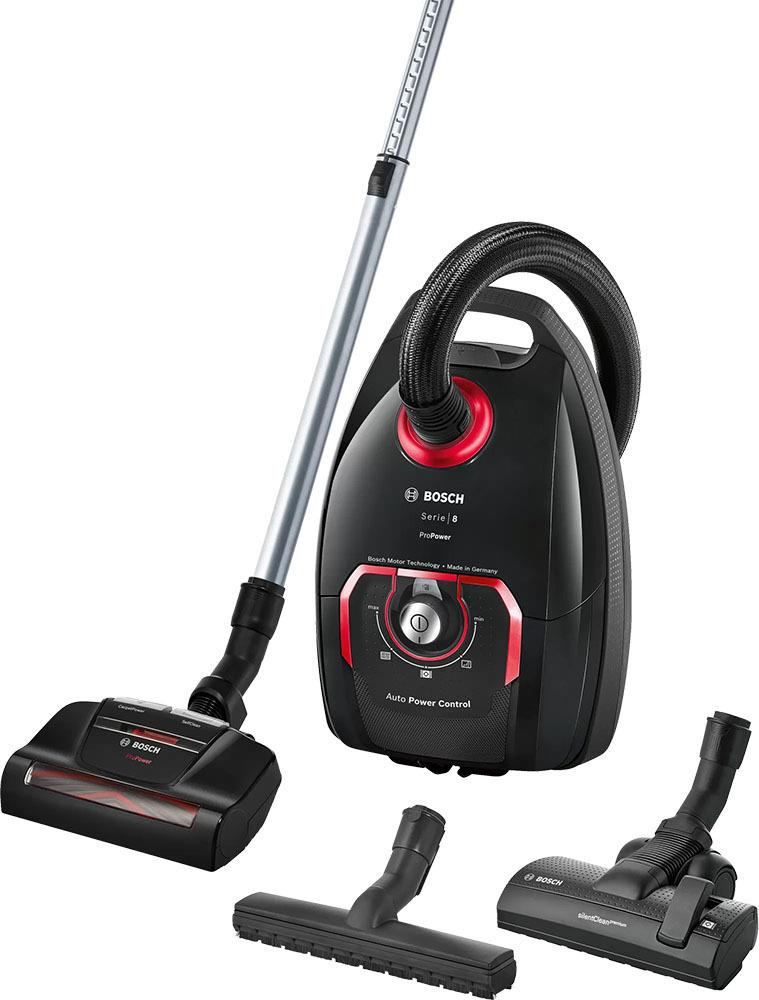 BOSCH BGL8POW2 ProPower 650 W with Bag 5 lt Black Vacuum Cleaner
