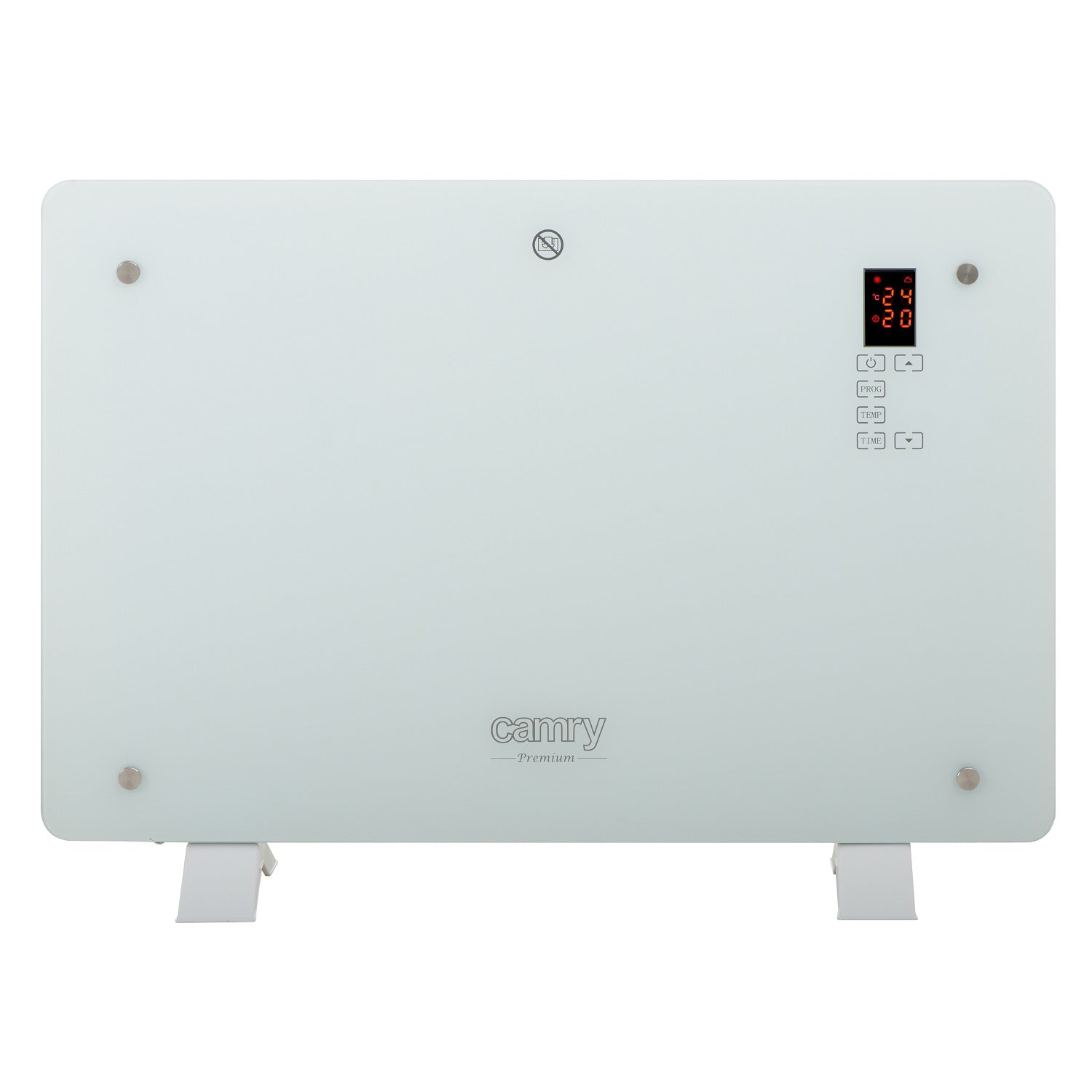 Camry CR7721 1500W Convection Glass Heater with Remote