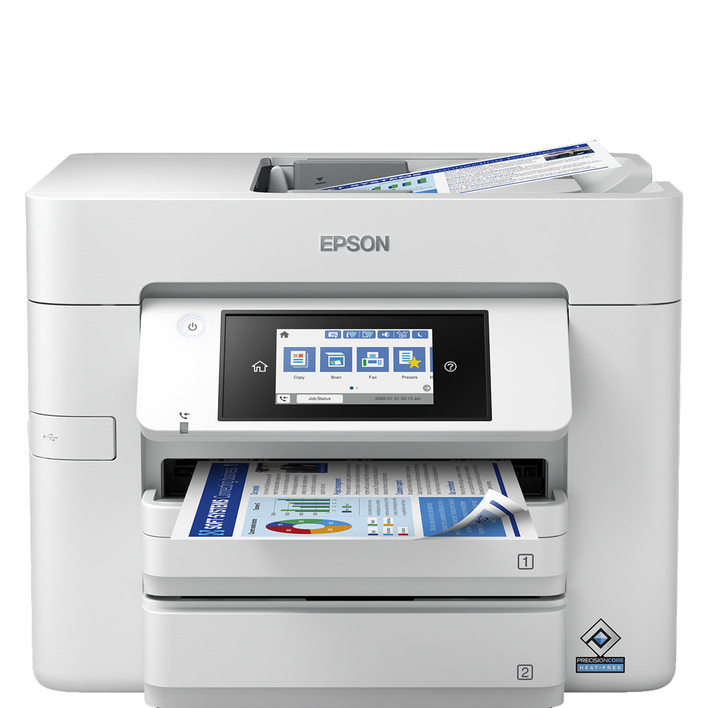 EPSON C11CJ05403 Printer All-In-One with Fax WorkForce Pro WF-C4810DTWF White