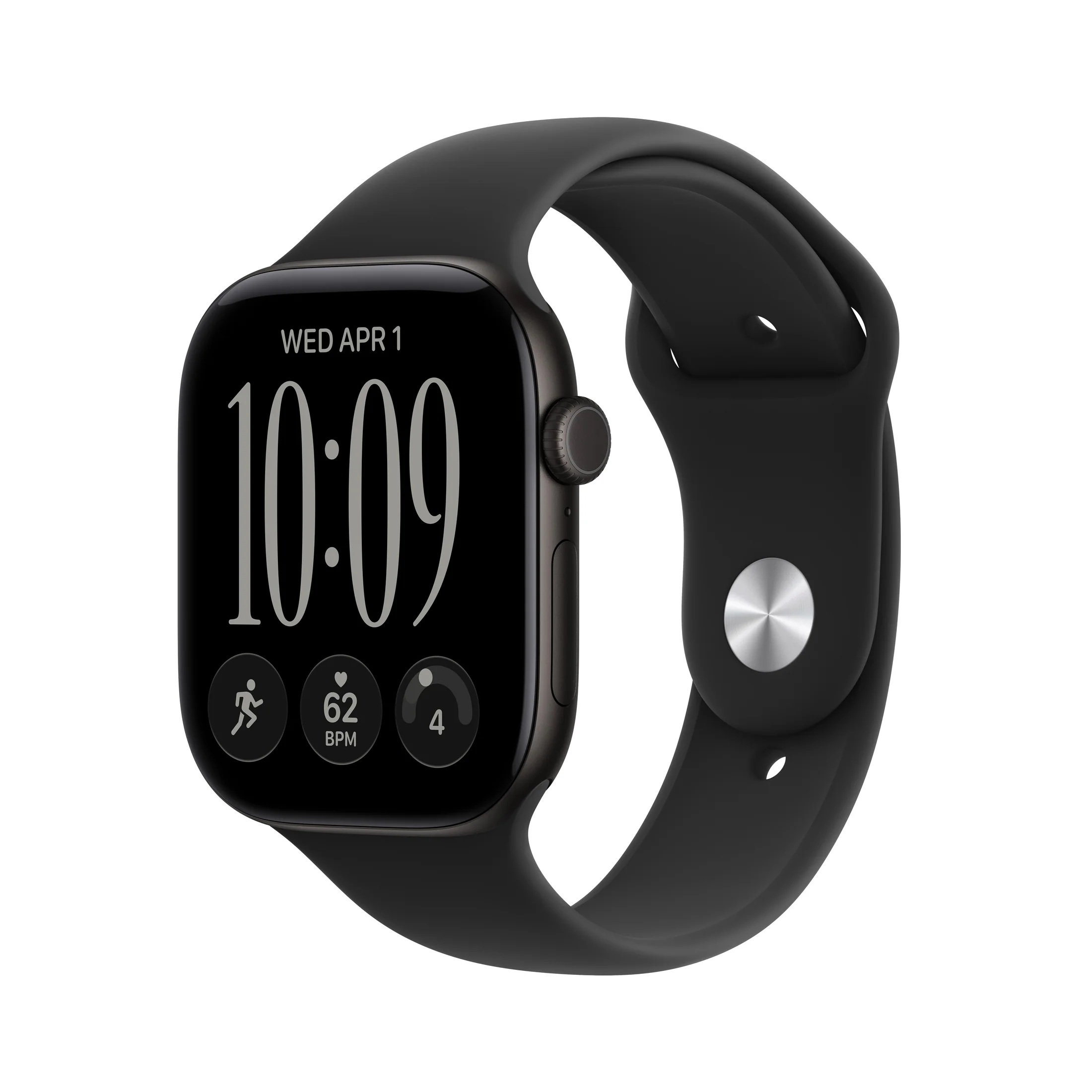 Apple Watch Series 12 Sport Band Black 46mm