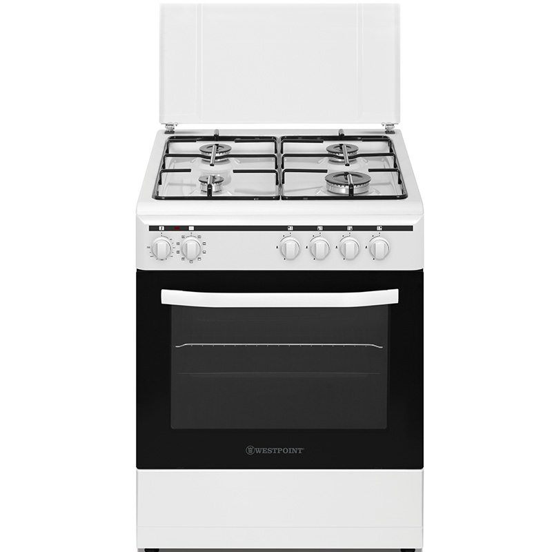 Westpoint WCBM6640E5FR Cooker Gas hobs- multifuctions oven, white,SPECIAL OFFER