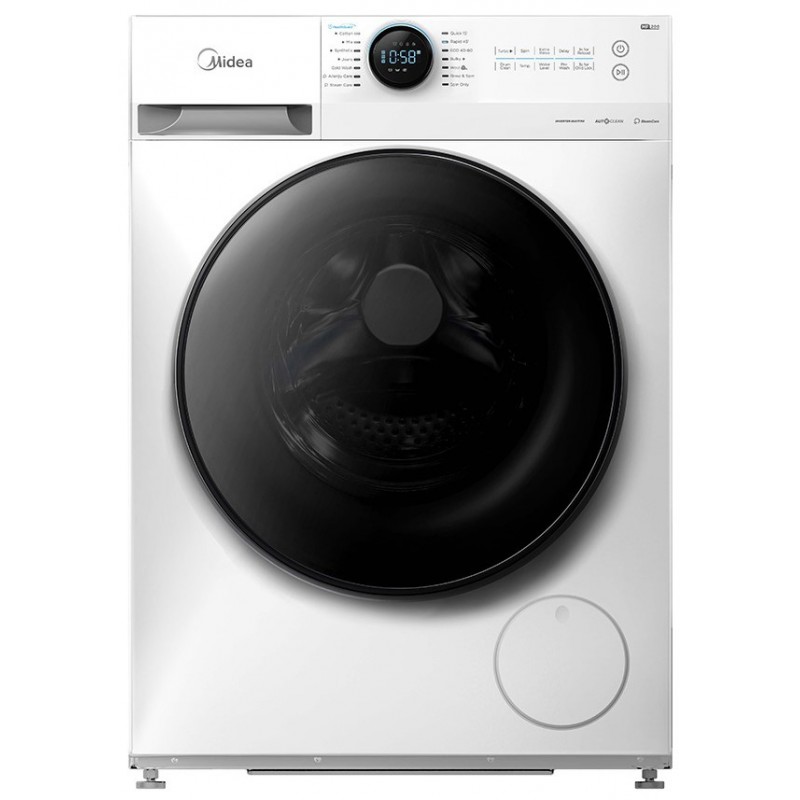 MIDEA MF200W80WB/W LUNAR INVERTER WASHING MACHINE WHITE, 8KG , Energy class: A,1400RPM, 5 YEARS GUARNTEE, 10 YEARS GUARANTEE MOTOR,GREAT DEALS