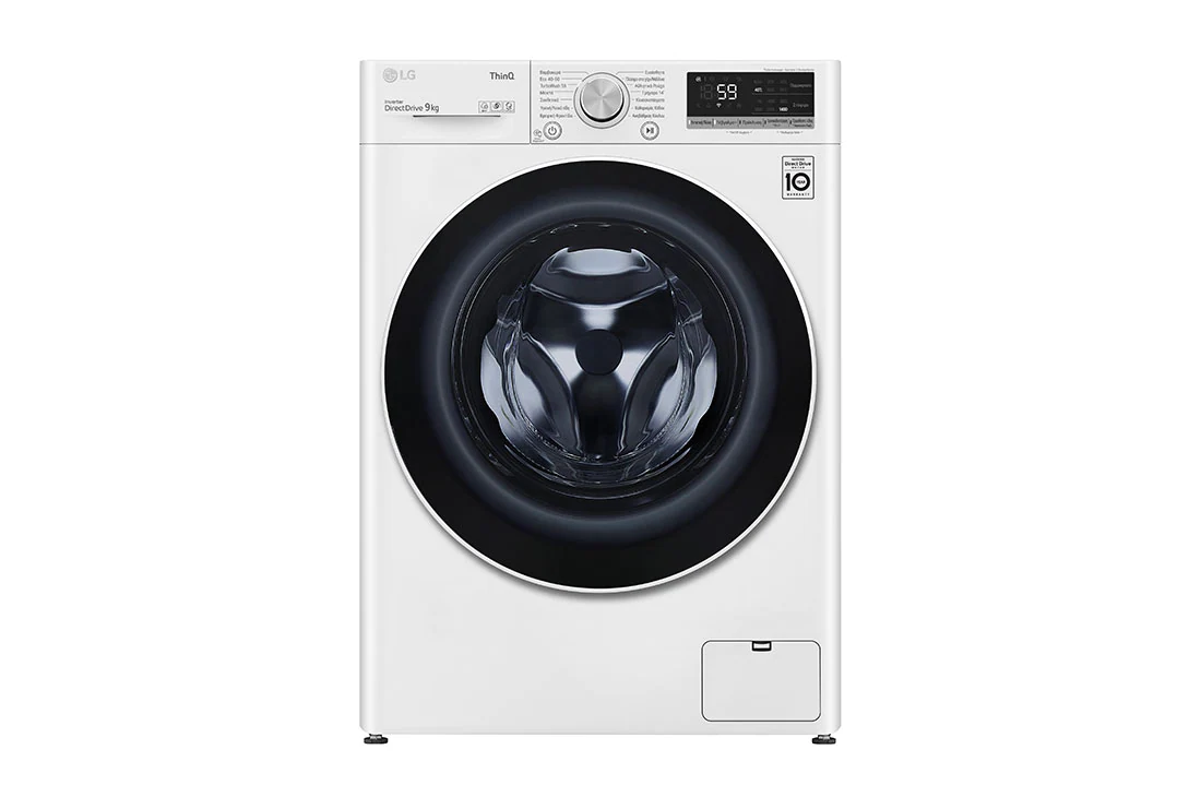 LG F4WV509N0E Washing Machine , 9Kg AI DD™,TurboWash 59″™ Hygiene, Baby care 5 YEARS GENERAL WARRANT and 10 YEARS WARRANTY IN ΜOTOR,GREAT DEALS