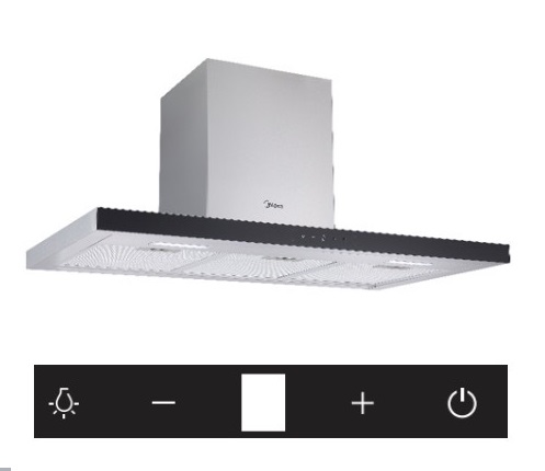 MIDEA MH90I4300X-CYP Island Hood ( 90cm). 5 YEARS WARRANTY ,CHRISTMAS OFFER