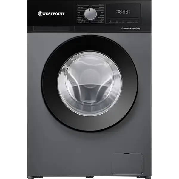 WESTPOINT WMT-814A25.S Washing Machine 8Kg ,Energy class: A ,1400rpm, Graphite Grey ,2 YEARS GUARNTEE, 10 YEARS GUARANTEE MOTOR, GREAT OFFER