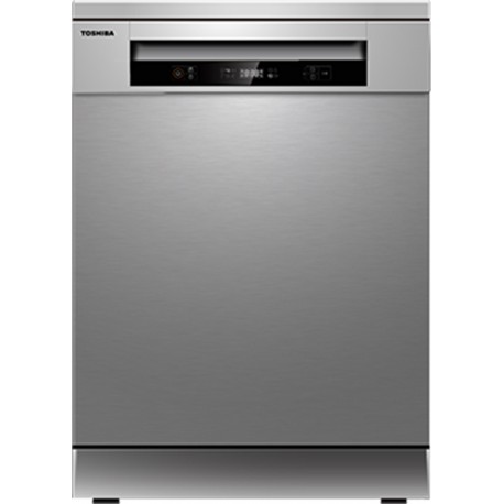 TOSHIBA DW-14F5EE (S)-INOX Free Standing Dishwasher 14 sets ENERGY CLASS D INOX 5 YEARS WARRANTY, SPECIAL OFFER