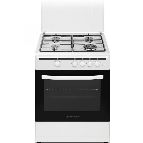 Westpoint WCBM6640G4 Cooker Gas-Gas OVEN and GRILL 56LT WHITE, SPECIAL OFFER