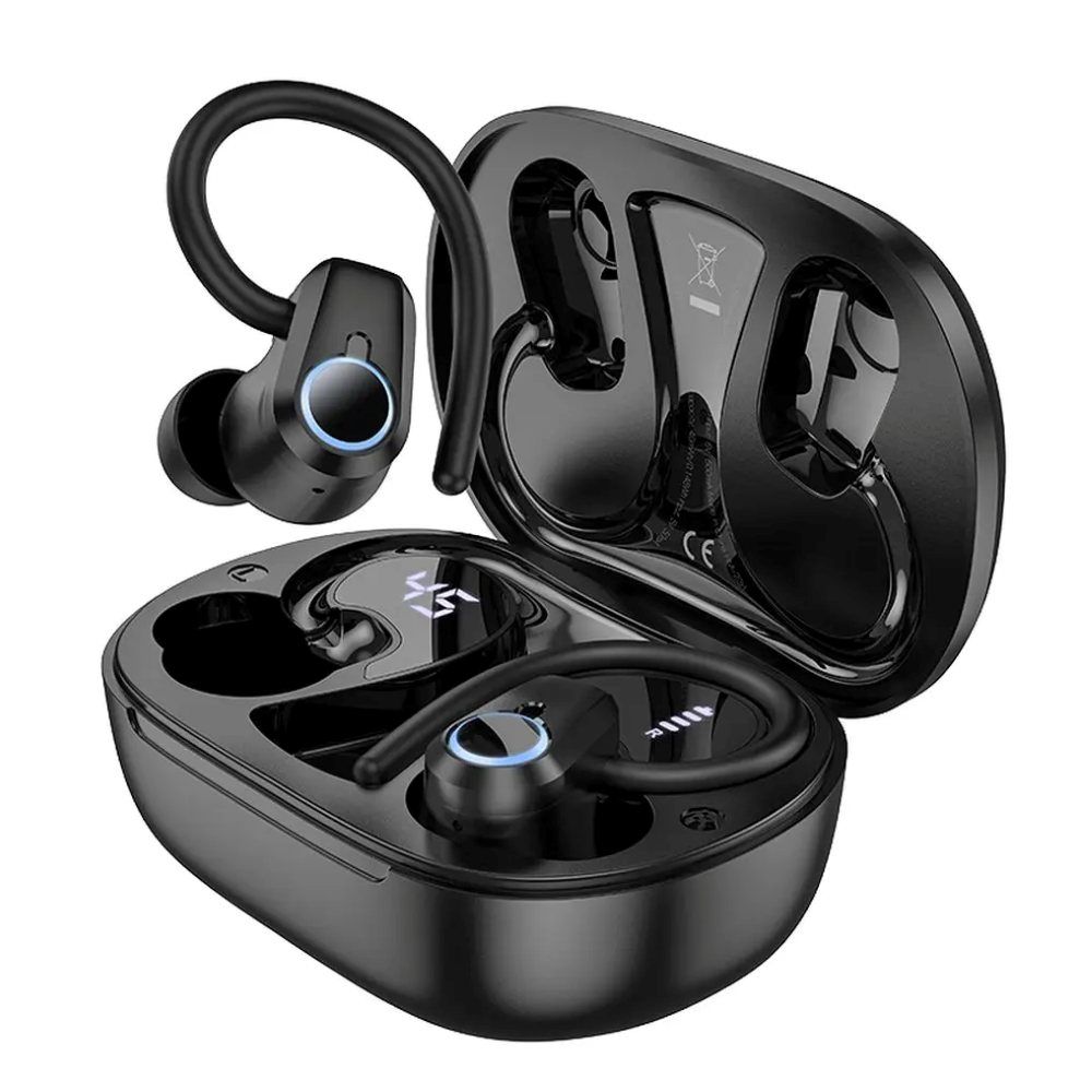 Hoco Eq8 Ear Hook Tws Headset Black