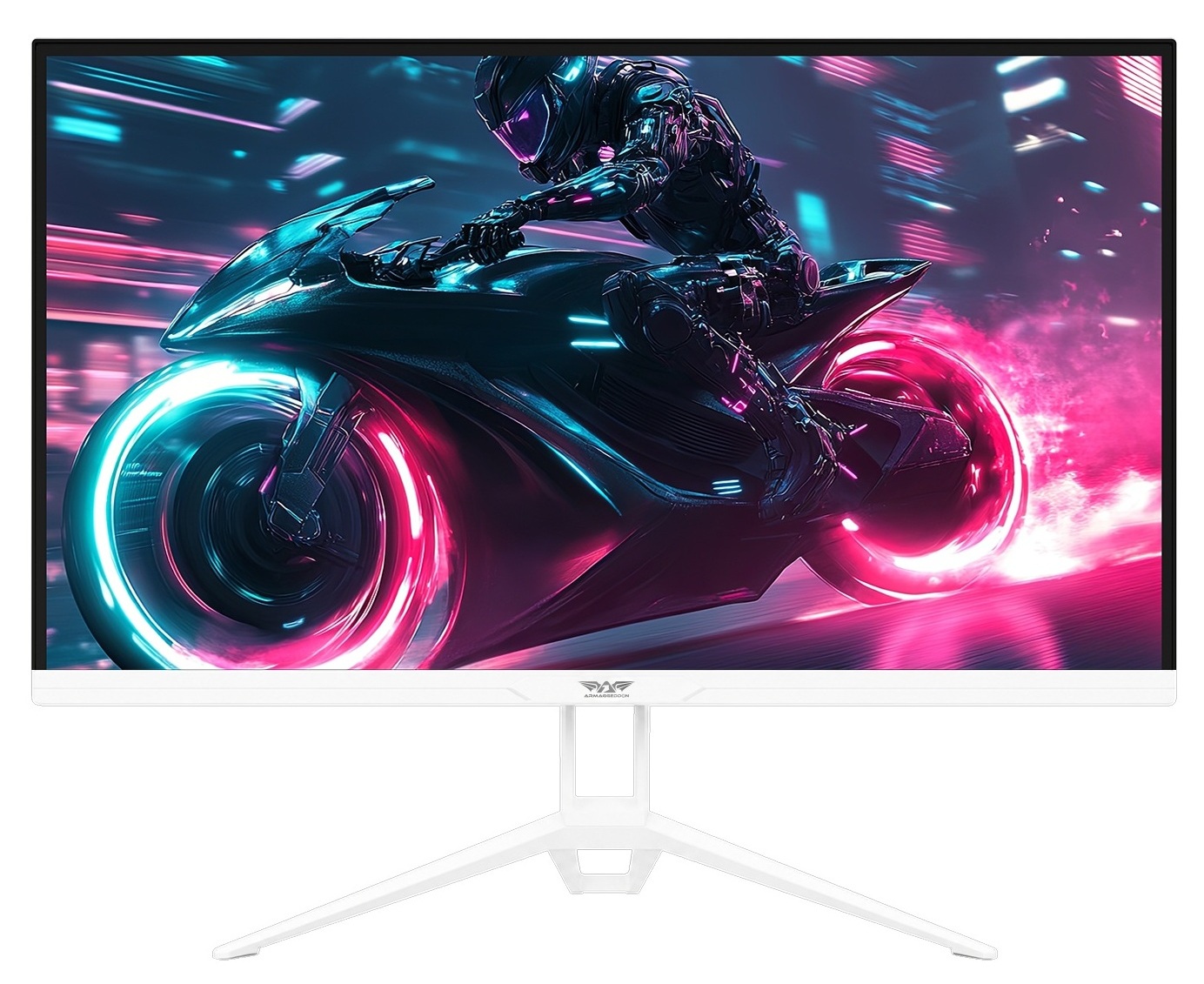 Armaggeddon Gaming Monitor 27'' 2K IPS 130hz 10Bit True Color 2xHDMI DP USB PXP 27-QGG White