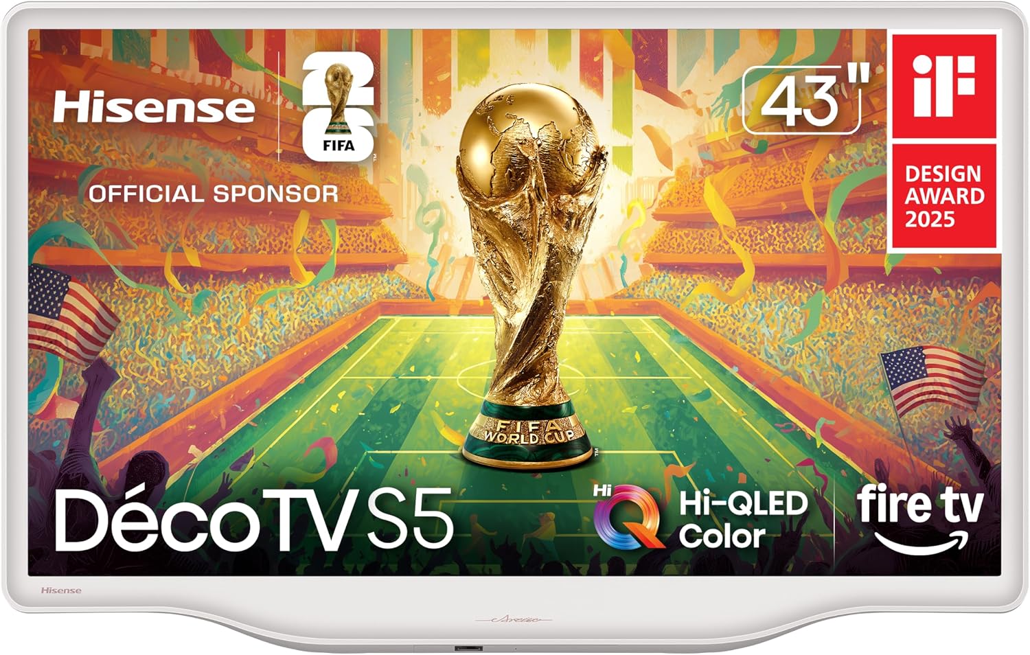 Hisense 43S5Q 43'' 4K Smart Hi-QLED DECO TV