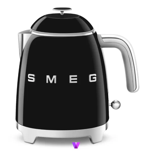 Smeg KLF05 50's Retro Mini Kettle - Black