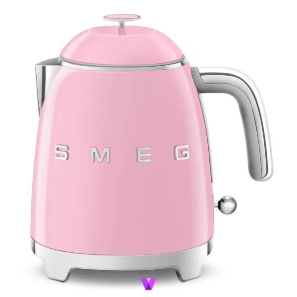 Smeg KLF05 50's Retro Mini Kettle - Pink