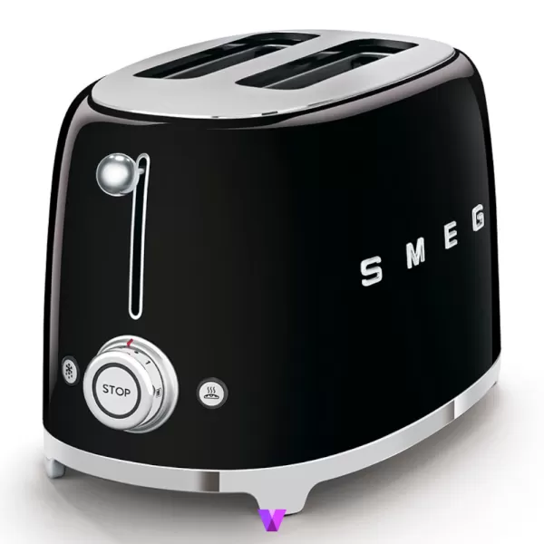 Smeg Toaster TSF01 50's Style - Black
